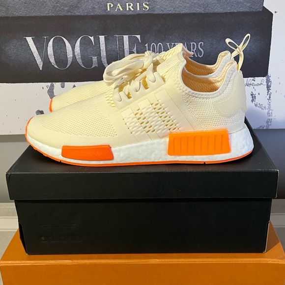 adidas Other - 🔥 Make an Offer Adidas NMD R1 Cream in White Screaming Orange Men’s 8.5/ W’s 10